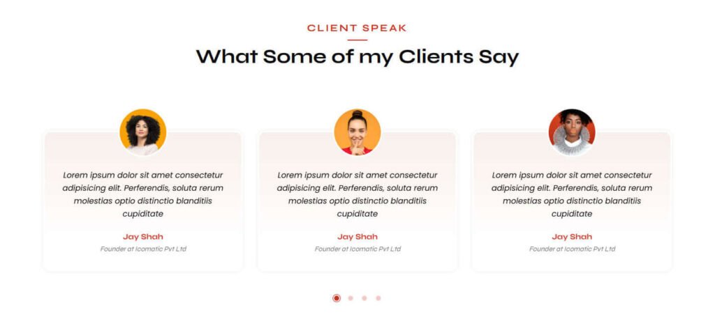 Free HTML Portfolio Template