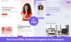 Free HTML Portfolio Template