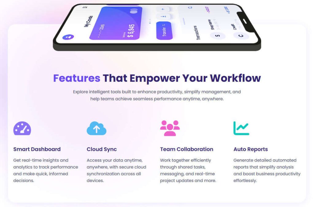 Mobile App Landing Page - feature image